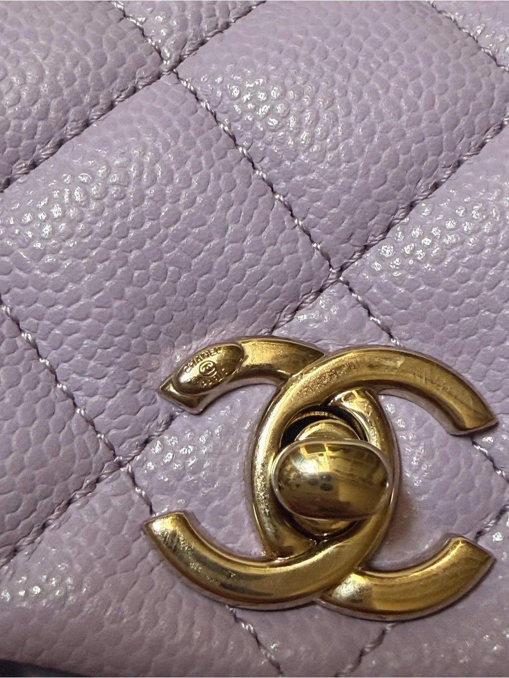 CHANEL Mini Duma Quilted Caviar Backpack